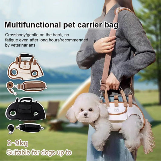 🔥50 % rabatt!🐱🐕Bærbar, luftgjennomtrengelig transportveske og ryggsekk for kjæledyr🎁
