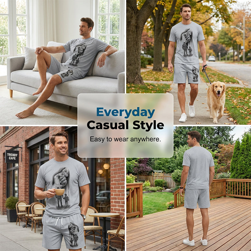 👕🔥 50 % RABATT! Men’s meningsfullt grafiskt klädeset – uttrycksfull design, bekvämt och perfekt för fritid och streetwear ✨