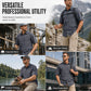🏔️ 50 % RABATT! 👕 Kortärmad vandringsskjorta för män – Ripstop-tyg med hög densitet – Riv- och skrynkelfri för friluftsliv