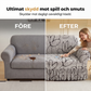 🛋️ 50 % RABATT NÅ! ✨ Svært elastisk sofatrekk med volangkant – fullstendig beskyttelse for sofaen din – perfekt for hjemmet og stuen 🏠🛡️