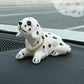 🐶 Søt hund-bobblehead – nikker i hver sving – 10 raser, myk plysj, gullkjede – sprer glede på hver biltur 🚗