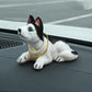 🐶 Søt hund-bobblehead – nikker i hver sving – 10 raser, myk plysj, gullkjede – sprer glede på hver biltur 🚗