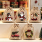 🎁 Julegaveposer med snøring – festlige nisse- og reinsdyrmotiver, dobbel snøring og slitesterkt stoff – juleglede i hver gave ✨