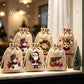 🎁 Julegaveposer med snøring – festlige nisse- og reinsdyrmotiver, dobbel snøring og slitesterkt stoff – juleglede i hver gave ✨