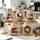 🎁 Julegaveposer med snøring – festlige nisse- og reinsdyrmotiver, dobbel snøring og slitesterkt stoff – juleglede i hver gave ✨