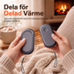 🧤 50 % RABATT NÅ! 🔥 Magnetisk, delbar 2-i-1-håndvarmer – mini, bærbar og USB-lading – perfekt for vinterkulden ❄️