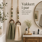 ⏳ Kun for en kort tid – 50 % RABATT ⏰Dekorativ perlehåndkleholder med trering
