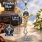 ⏳50 % rabatt i en begrenset periode⏰Halskjede med vintage-korsanheng i rustfritt stål for menn✝️📿