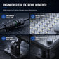 ☀️🎛️Solcellelampe med delt panel til veggmontering | Bevegelsessensorbelysning for garasjer og innkjørsler