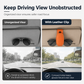 ⏳ 70 % rabatt i en begrenset periode ⏰ Solbrilleholder til bilen med to klemmer og billett-/kortklemme 🚗🕶️
