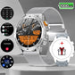 ⌚ Smartklokke: 1000 mAh batteri, 1,7" HD-skjerm, 100+ sportsmoduser, LED-lommelykt, utskiftbare reimer