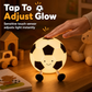 ⚽ Oppladbare fotball-nattlamper✨ – Øyevennlig silikonlampe med trykkfunksjon | Mykt lys, søtt design | Perfekt lampe til barnerommet.