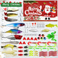 Julfiskebete-adventskalender – Blindbox-sett med minnow-, popper- og skedbeten