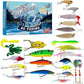 Julfiskebete-adventskalender – Blindbox-sett med minnow-, popper- og skedbeten