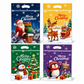 🎅 ⏰50%-pakning med julekonfektposer – tegneserieinspirerte stående poser med glidelås til innpakning av «Snowflake Crisp»-kaker og bakervarer❄️