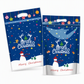 🎅 ⏰50%-pakning med julekonfektposer – tegneserieinspirerte stående poser med glidelås til innpakning av «Snowflake Crisp»-kaker og bakervarer❄️