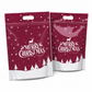 🎅 ⏰50%-pakning med julekonfektposer – tegneserieinspirerte stående poser med glidelås til innpakning av «Snowflake Crisp»-kaker og bakervarer❄️
