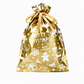 🎄 50 % RABATT NÅ! 🍬 10-pakning med julegaveposer med snøring til godteri – miljøvennlige, festlige og enkle å lukke – perfekte til julegodteri og gaver ✨
