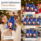 🎄 50 % RABATT NÅ! 🍬 10-pakning med julegaveposer med snøring til godteri – miljøvennlige, festlige og enkle å lukke – perfekte til julegodteri og gaver ✨