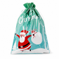 🎄 50 % RABATT NÅ! 🍬 10-pakning med julegaveposer med snøring til godteri – miljøvennlige, festlige og enkle å lukke – perfekte til julegodteri og gaver ✨
