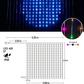 🌈 Smart LED-lysslynge – app + fjernkontroll, musikksynk, vanntett PVC. Tilpass farger og mønstre til fest og hage! ✨🎶