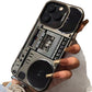 📼 Silikon-mobilveske med retro kassettspiller-mønster, passer til iPhone- og Galaxy-serien