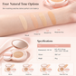 Fuktighetsgivende, lett cushion-foundation med naturlig dekning