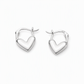 💕 50 % RABATT! ✨ Små hjerteformede ringøreringer – Glatt overflate og fransk minimalistisk stil ✨