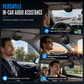 📢📢 50 % RABATT🚗 SP11 håndfri Bluetooth-høyttaler for solskjerm i bil med vibrasjonsaktivert autostart, A2DP-støtte og stemmestyrt oppringing