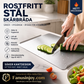 ⏳50 % rabatt i en begrenset periode💥Et uunnværlig kjøkkenredskap! 🥩🥦Tryggere, renere og mer praktisk!💥Skjærebrett i rustfritt stål 304