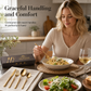 📢📢 -50%🍴 Bestikksett i rustfritt stål: 304 stål, 5 utførelser, 4/24 deler, slank profil