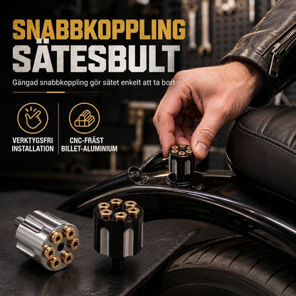 📢📢50 % RABATT!! ⏰CNC-raskmonteringsbolt til motorsykkel, 6 mm skrue for festing av seteputen