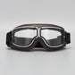 ⏳🔥50 % RABATT I BEGRENSET TID! ⏰💥Retro motorsykkelbriller – vindtette, bruddsikre glass, vintage-stil 🕶️