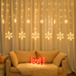 ❄️ 50 % RABATT! ✨ LED-snøfnugg-gardinbelysning – Vanntett og festlig dekorasjon ✨