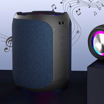 🎵 50 % RABATT I BEGRENSET TID! 💦 Kraftig, vanntett Bluetooth-høyttaler – synkroniserbare RGB-lys, bærbar 🚴