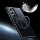 Magnetic  Bracket Matte Phone Case Cover for Samsung S23 Series