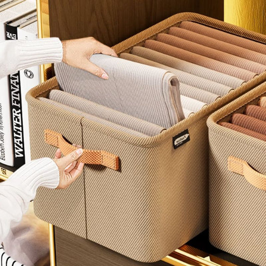 Clothes organizer for storing folding wardrobes