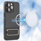 Metallic Invisible Stand Phone Case Cover for iPhone