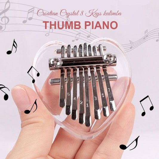 Croatian Crystal 8 Keys kalimba Thumb Piano