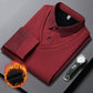 Men's Lapel Faux Two-Piece Knitted Shirt