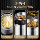 Multi-Function Large Capacity Stainless Steel Oil Filter Container