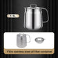 Multi-Function Large Capacity Stainless Steel Oil Filter Container